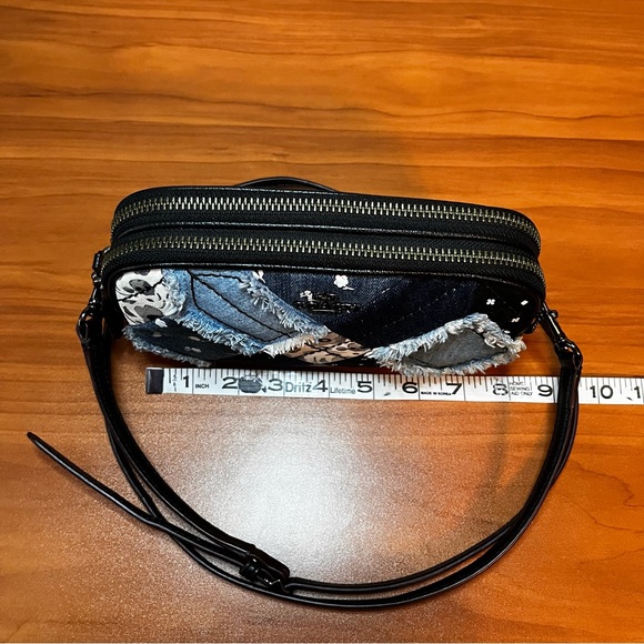 Coach Quilted Denim Small Purse Crossbody Bag - Picture 5 of 12